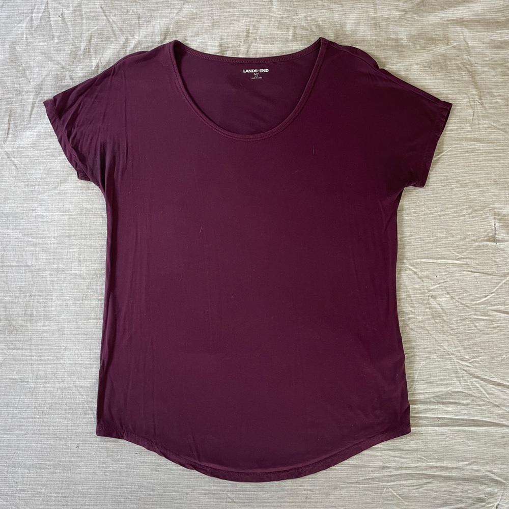 Maroon Short Sleeve Tee